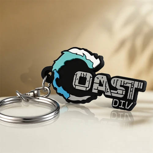 Coast Div Wave Custom PVC Keychain Coast Div Wave Custom PVC Keychain