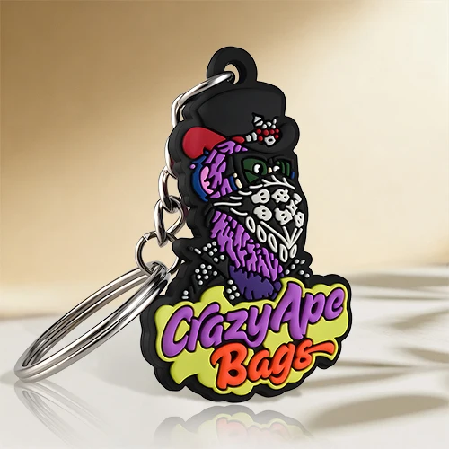 Crazy Ape Bags Custom PVC Keychain Crazy Ape Bags Custom PVC Keychain