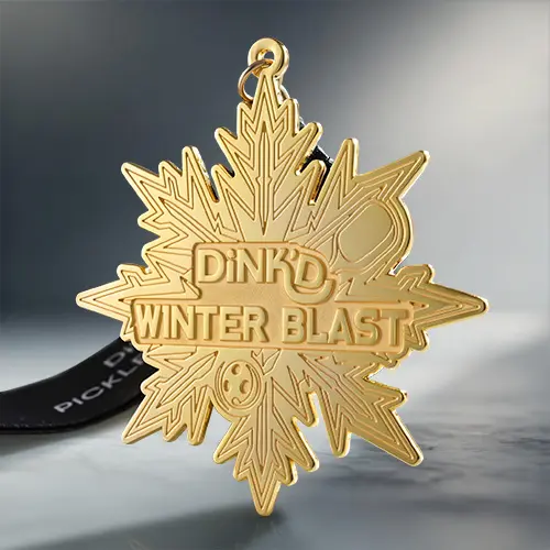 Custom Dink'd Winter Blast Medal