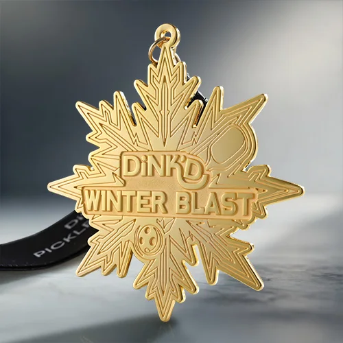 Custom Dink'd Winter Blast Medal Custom Dink'd Winter Blast Medal