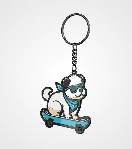 Custom Bobble Head Keychain