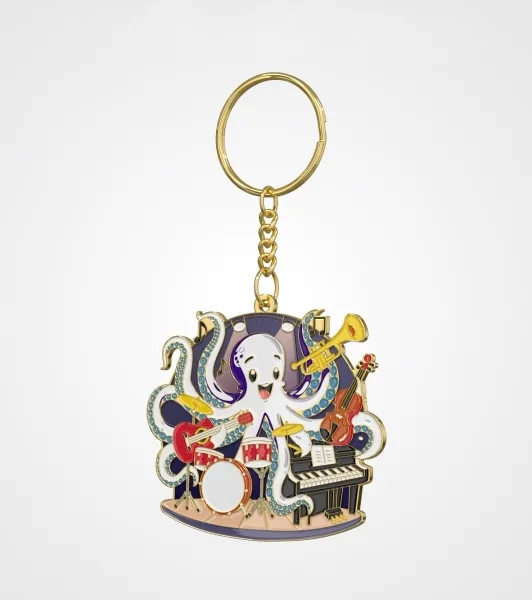 Personalized Color Changing Metal Keychains (With Sun)