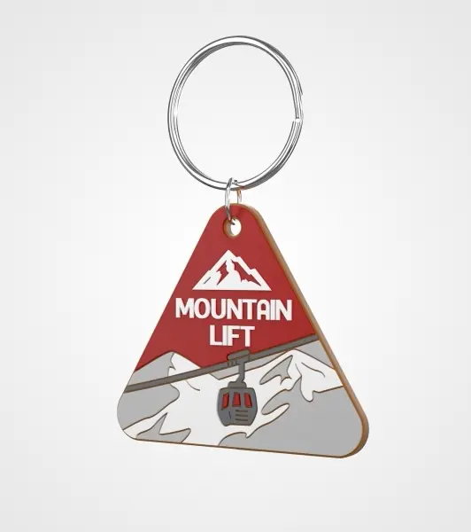 Temperature-sensitive PVC Keychain Temperature-sensitive PVC Keychain