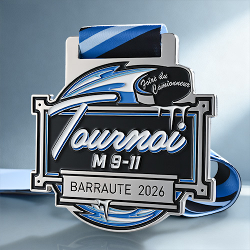 Tournoi Barraute 2026 M9-11 Championship Custom Medal