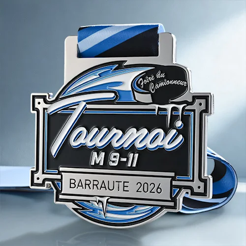 Tournoi Barraute 2026 M9-11 Championship Custom Medal Tournoi Barraute 2026 M9-11 Championship Custom Medal