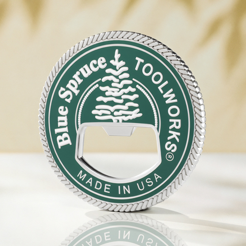 Blue Spruce Bottle Opener Coins