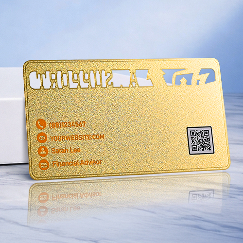 Company Custom Gold Business Cards