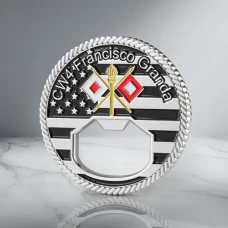 Cyber Defense Bottle Opener Challenge Coins