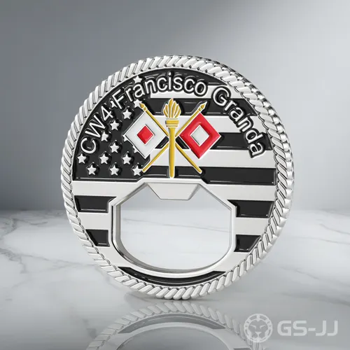 Cyber Defense Bottle Opener Challenge Coins Cyber Defense Bottle Opener Challenge Coins