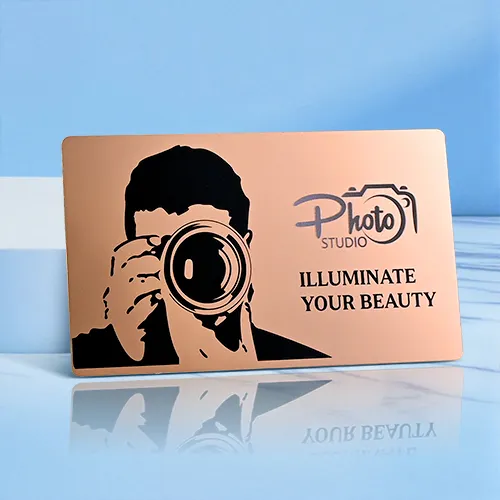 Photographer Metal NFC Business Cards Photographer Metal NFC Business Cards