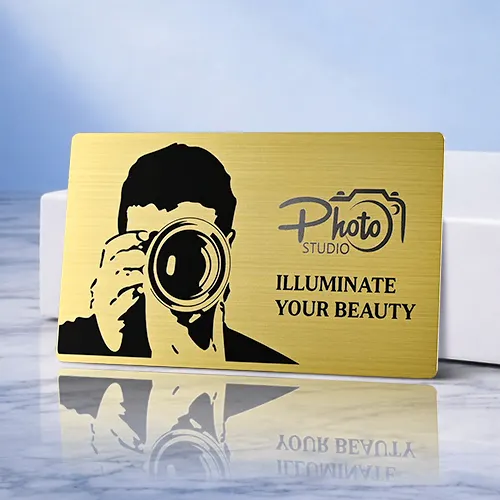 Photographer Metal NFC Business Cards Photographer Metal NFC Business Cards