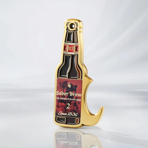 Saber Brew Military Bottle Challenge Opener Coins