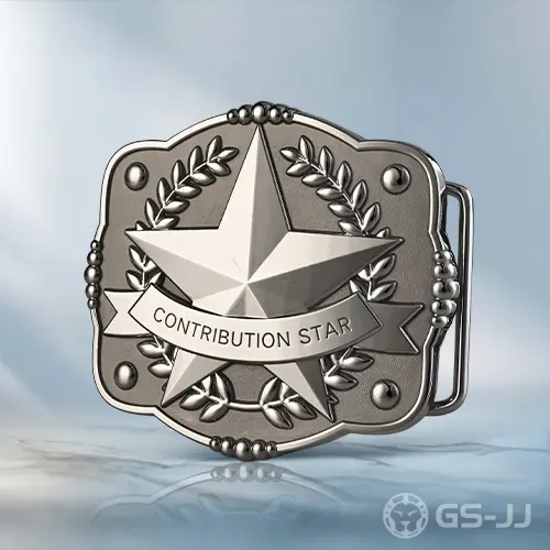 Custom Contribution Star Belt Buckles Custom Contribution Star Belt Buckles