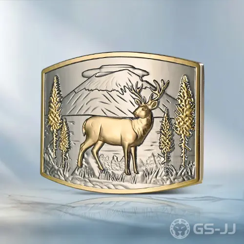 Custom Golden Moose Belt Buckles Custom Golden Moose Belt Buckles