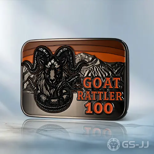 Goat Rattler 100 Custom Belt Buckles Goat Rattler 100 Custom Belt Buckles