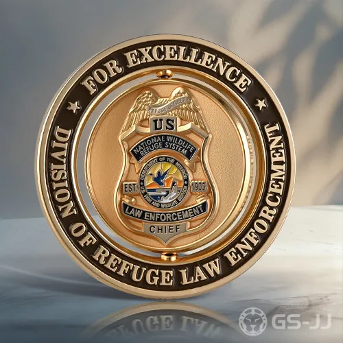 Law Enforcement Excellence Rotating Coins Law Enforcement Excellence Rotating Coins