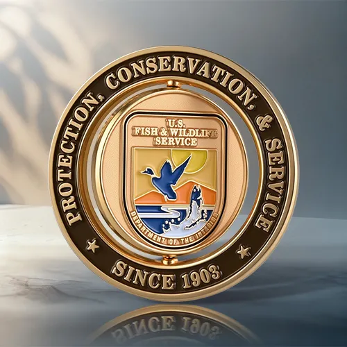 Law Enforcement Excellence Rotating Coins Law Enforcement Excellence Rotating Coins