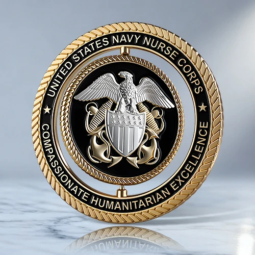 United States Navy Nurse Corps Spinner Coins