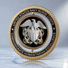 United States Navy Nurse Corps Spinner Coins