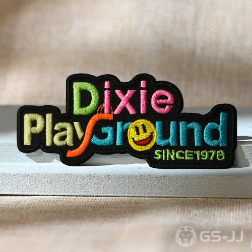 Custom Dixie Playground Embroidered Patch Custom Dixie Playground Embroidered Patch
