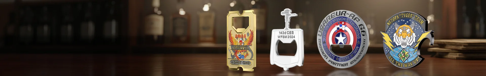 Firefighter Challenge Coins