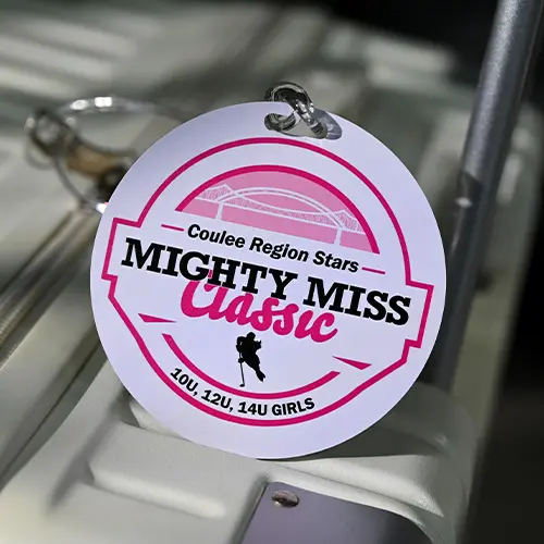 Custom Hockey Plastic Luggage Tags Custom Hockey Plastic Luggage Tags