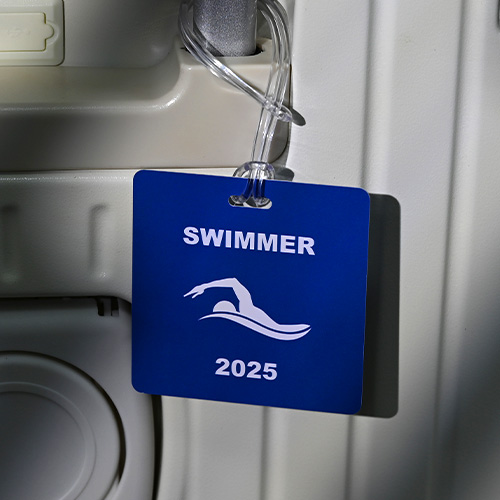 Custom Swimmer Luggage Tags