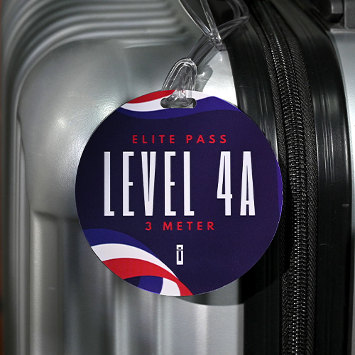 Elite Pass Level 4A luggage Tag