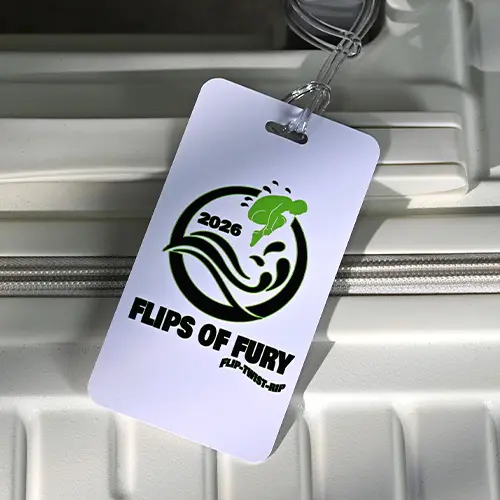Flips of Fury Luggage Tags Flips of Fury Luggage Tags