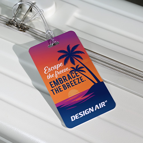 Tropical Plastic Luggagge Tags