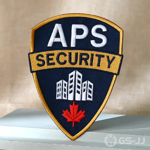 Custom APS Security Shield Embroidered Patches Custom APS Security Shield Embroidered Patches