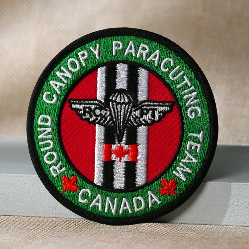 Custom Canopy Parachuting Team Embroidered Patches Custom Canopy Parachuting Team Embroidered Patches