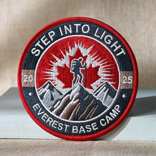 Step Into Light Everest Base Camp Custom Embroidered Patches
