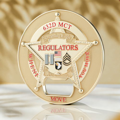 632D MCT Regulators Bottle Opener Coin