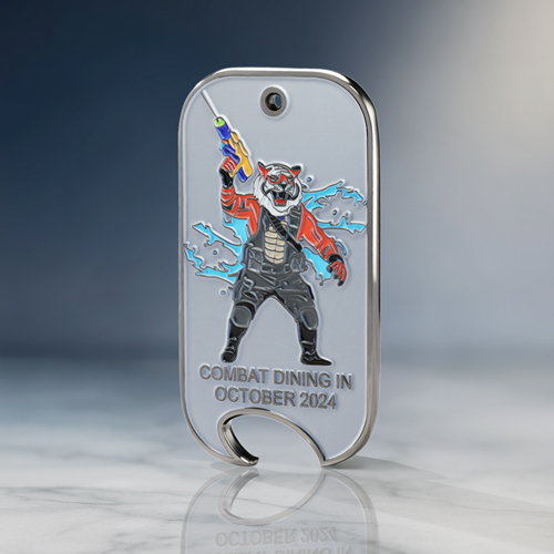 Combat Dining In Bottle Opener Coins