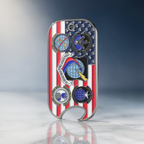 Combat Dining In Bottle Opener Coins