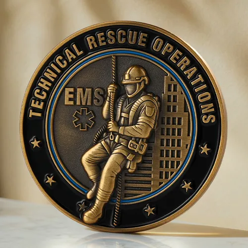 Courage in Crisis EMS Challenge Coins Courage in Crisis EMS Challenge Coins