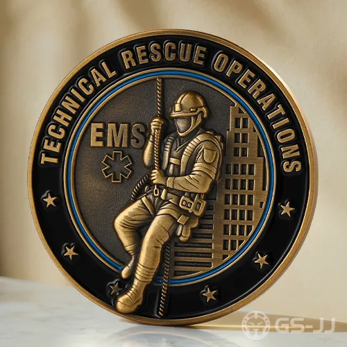 Courage in Crisis EMS Challenge Coins Courage in Crisis EMS Challenge Coins