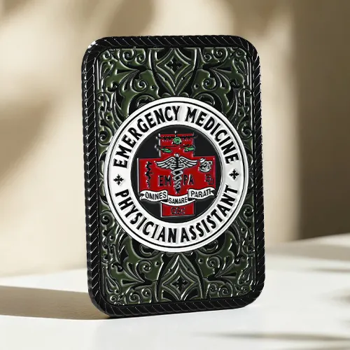 Custom Physician Assistant EMS Challenge Coins Custom Physician Assistant EMS Challenge Coins