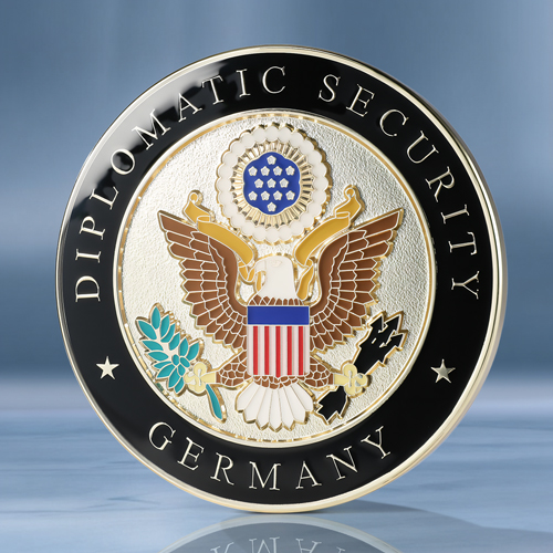 Diplomatic Security Challenge coins