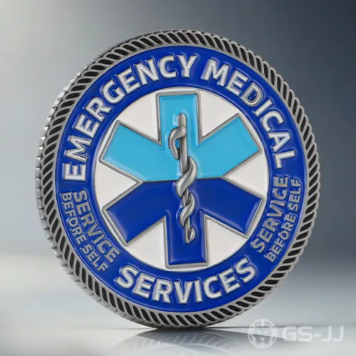EMS Before Self Challenge Coin EMS Before Self Challenge Coin