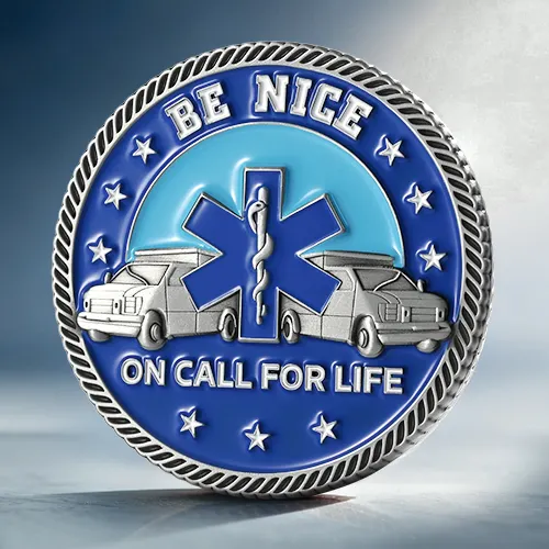 EMS Before Self Challenge Coin EMS Before Self Challenge Coin
