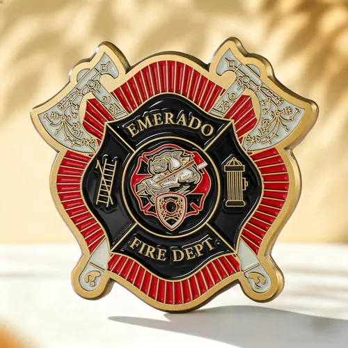 Emerado Fire Rescue Challenge Coin Emerado Fire Rescue Challenge Coin