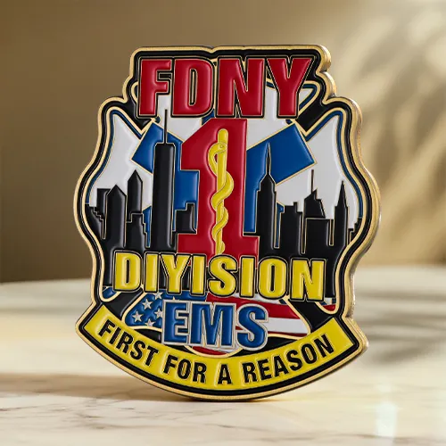 FDNY 1st Division EMS Challenge Coins FDNY 1st Division EMS Challenge Coins