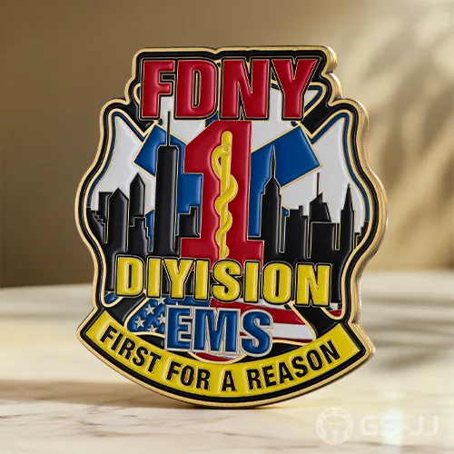 FDNY 1st Division EMS Challenge Coins FDNY 1st Division EMS Challenge Coins