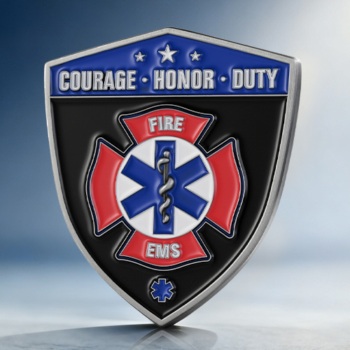 First Responders  EMS Challenge Coins