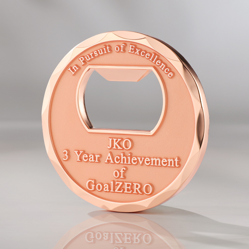 GoalZERO Safety Achievement Bottle Opener Coins