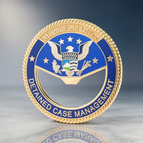 ICE Miami Field Office Bottle Opener Coin