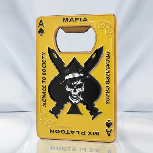 Mafia And Ordnance Excellence Bottle Opener Coin Mafia And Ordnance Excellence Bottle Opener Coin
