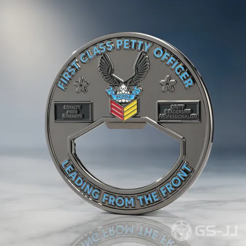 Navy FCPOA Bottle Opener Coin Navy FCPOA Bottle Opener Coin